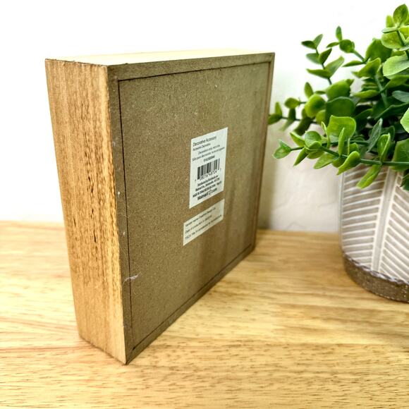 Creative Design Be Zesty Wooden Frame Desks Tables Home Decor Positive Quotes - Picture 2 of 4